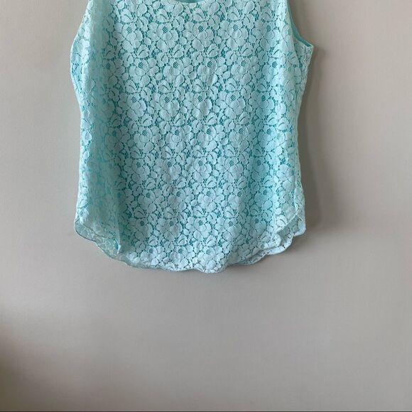 ARITIZA-TALULA Betty Lace Teal Tank Top - Picture 5 of 12